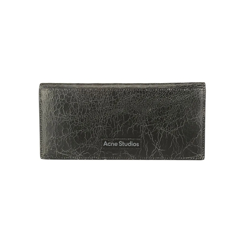 Acne Studios Geldbörse Leather Wallet Black