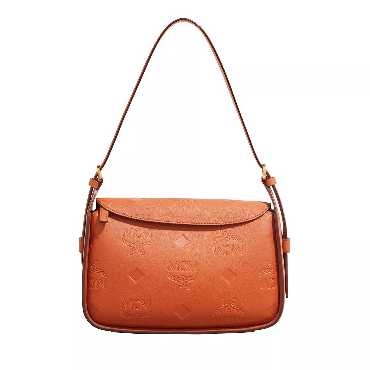 Mini Aren Crossbody Bag in Visetos Red