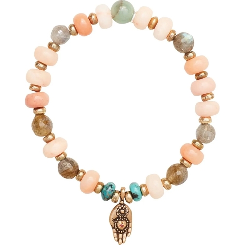 CATHERINE MICHIELS Bracelet Bracelet P�che Mana bronze jade peach labradorite  mehrfarbig