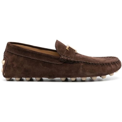 Tod's Loafer Flat shoes Brown schwarz