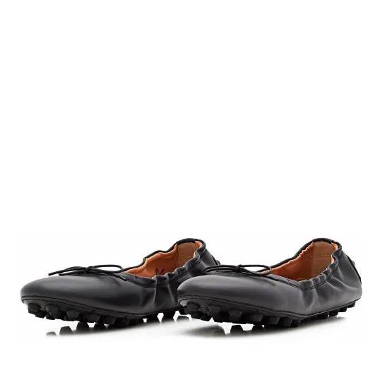 Tod%27s Loafers & Ballerinas - Gommino Leather Ballet Flats - Gr. 36,5 (EU) - in Schwarz - für Damen