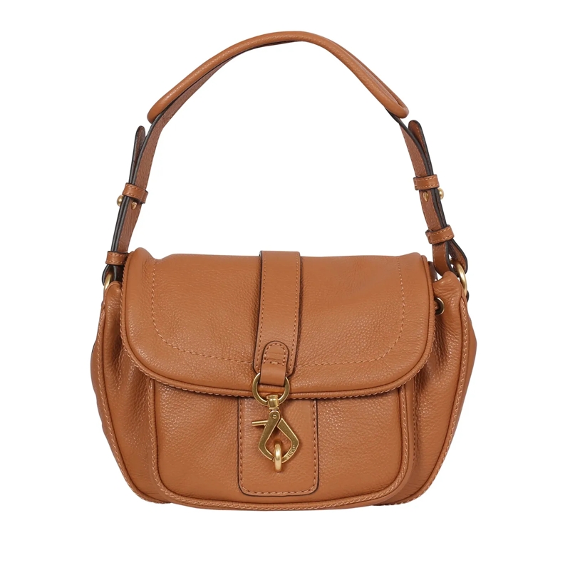 Abro Schultertasche Schultertasche STAR SADDLE braun