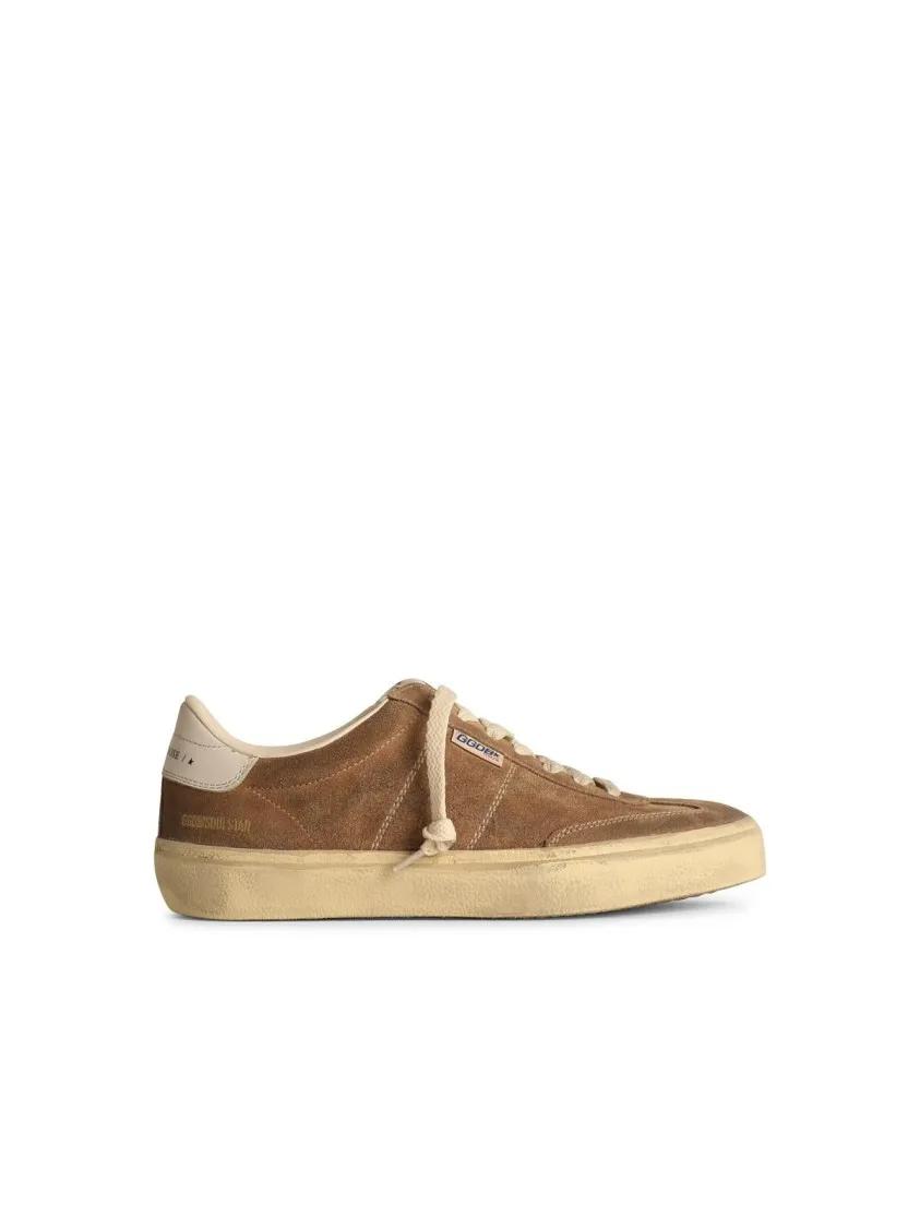 Golden Goose Low-Top Sneaker - Soul Star%27 Brown Suede Sneakers - Gr. 41 (EU) - in Braun - für Damen