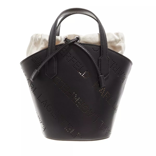 Karl Lagerfeld K/Punched Logo Small Tote Black Minitasche