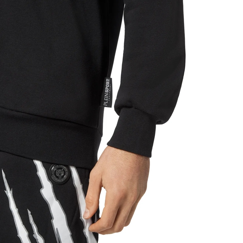 Plein Sport Top Sweatjacke Mit Kapuze Scratch schwarz(Image 3)