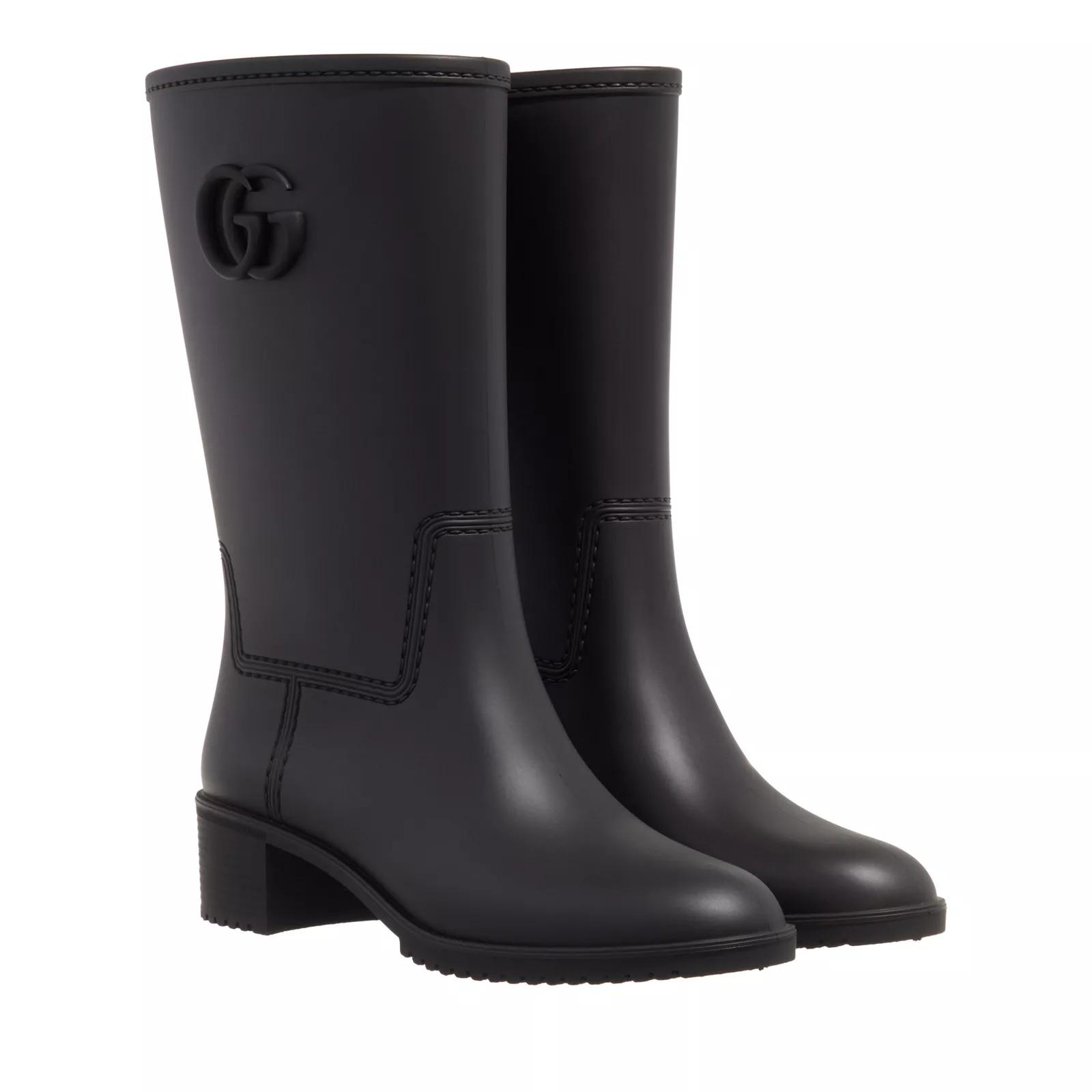 Black gucci shop rain boots