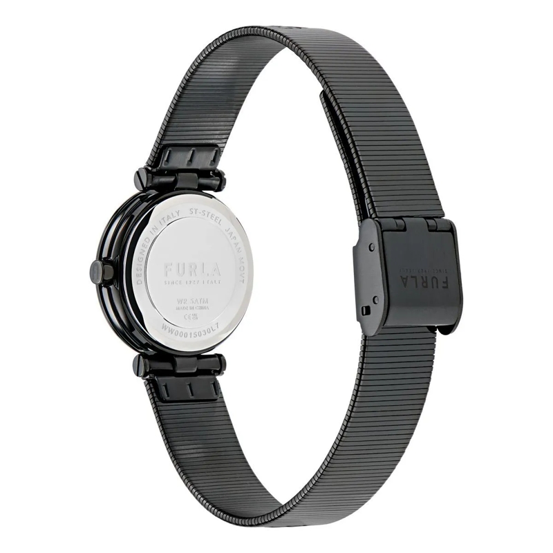 Furla Quarzuhr Quarz-Analoguhr Furla Piuma schwarz(Image 5)