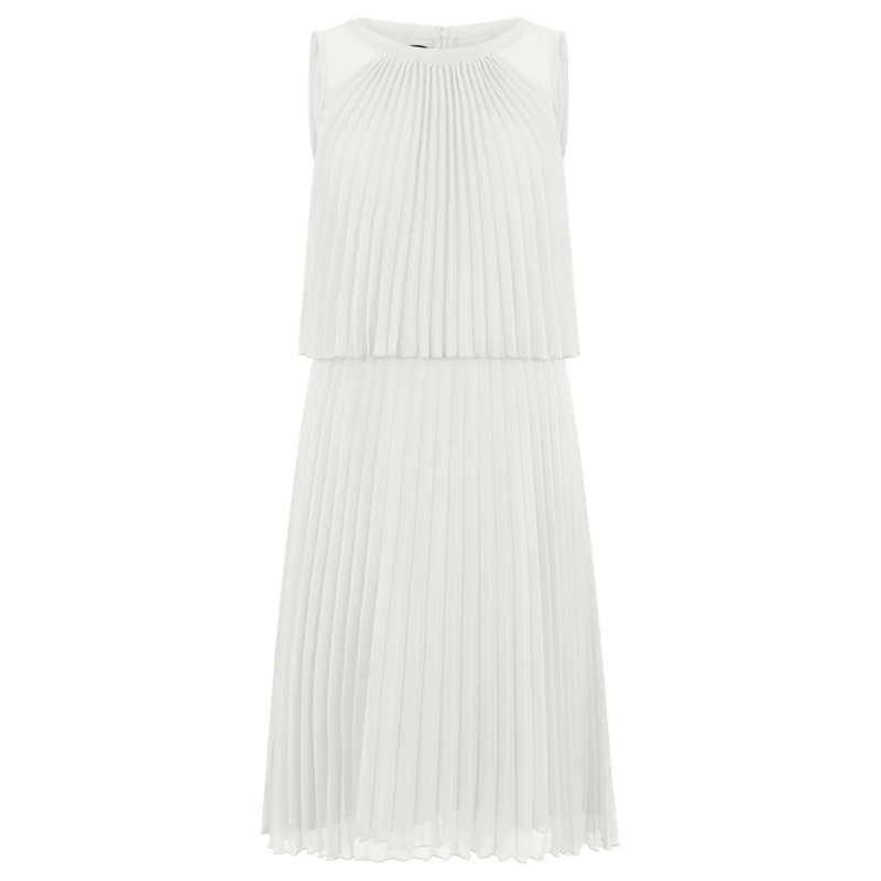 Apart Abendkleid Chiffonkleid creme