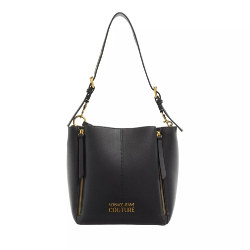 Versace Jeans Couture Zipper Bags Black Crossbody Bag