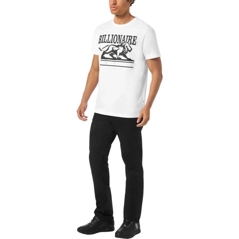 BILLIONAIRE T-Shirt T-Shirt Rundhalsausschnitt Ss Lion weiss(Image 2)