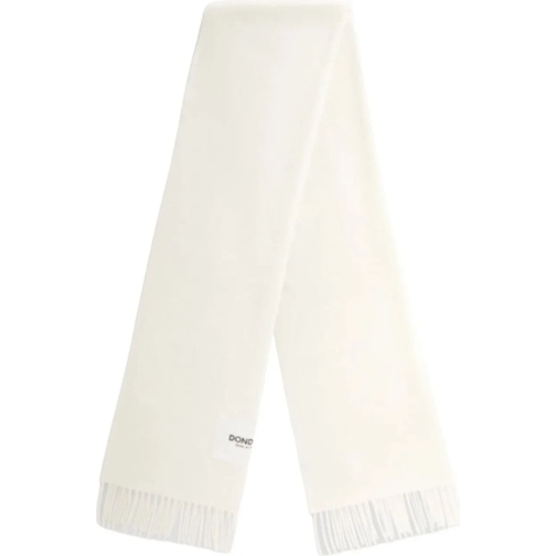 Dondup Wollen Sjaal Dondup Scarfs White weiß