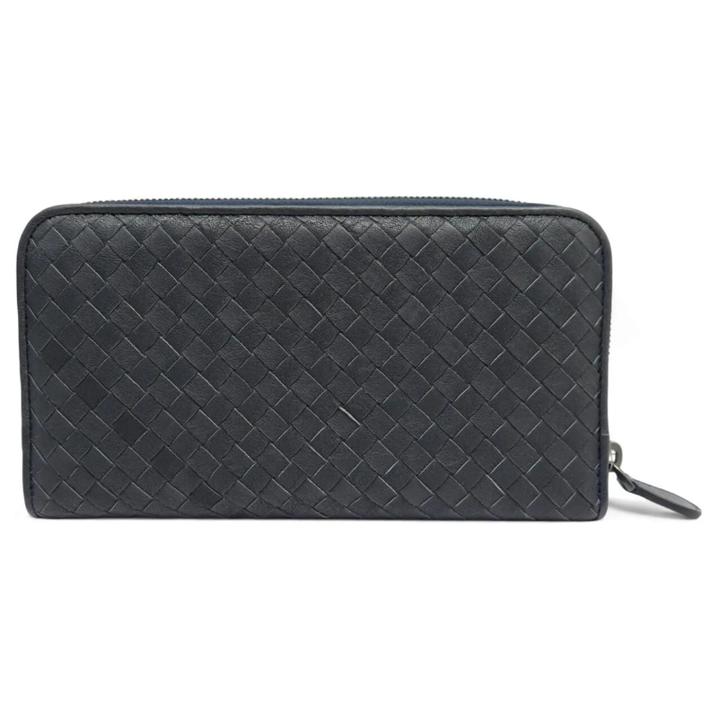 Bottega Veneta Geldbörse NEUE Bottega Veneta ReiÃŸverschluss GeldbÃ¶rse Nap blau