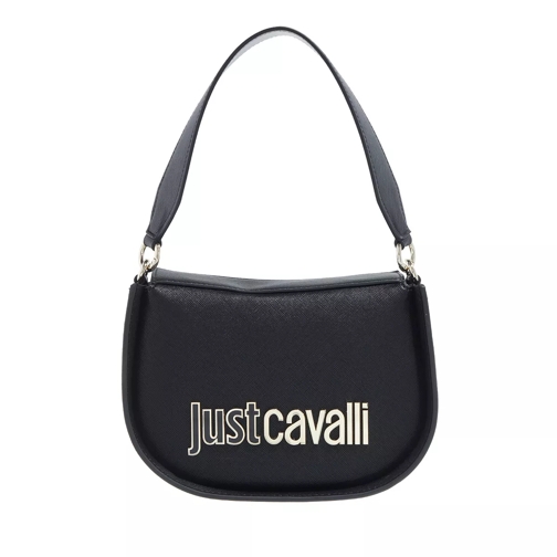 Just Cavalli Range B Metal Lettering Sketch 5 Bags Black Crossbody Bag