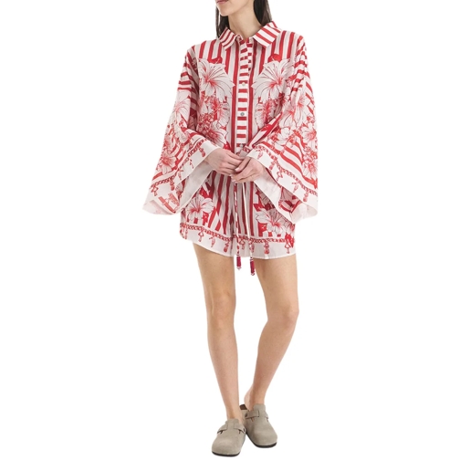 Farm Rio Shorts Shorts with floral pattern rot (Image 2)