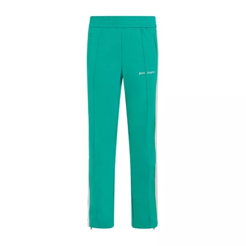 Palm Angels Green Classic Logo Track Pants Blue 