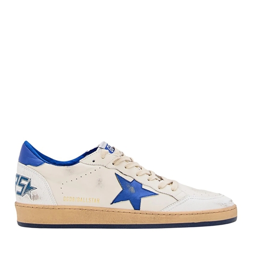 Golden Goose Low-Top Sneaker Ballstar White Sneakers With Blue Star White