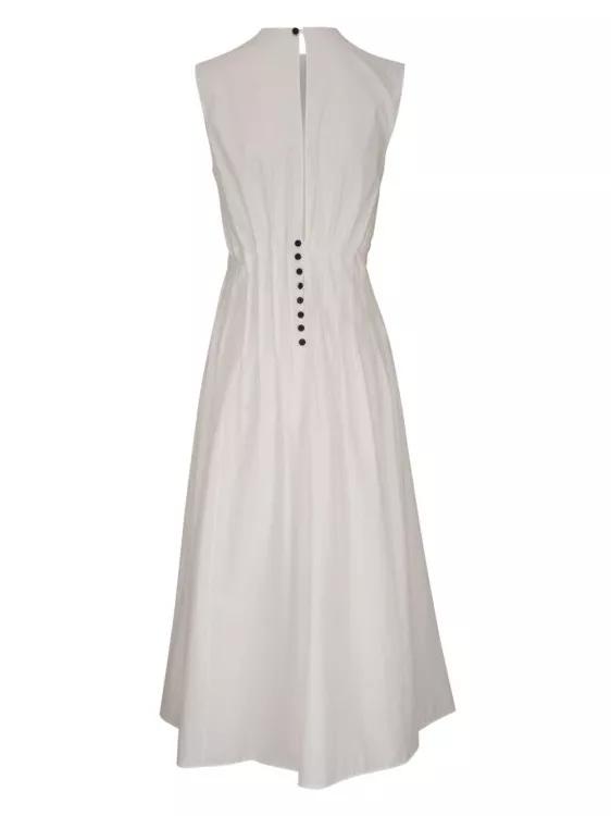 Khaite - White Long Dress - Größe 4 - weiß