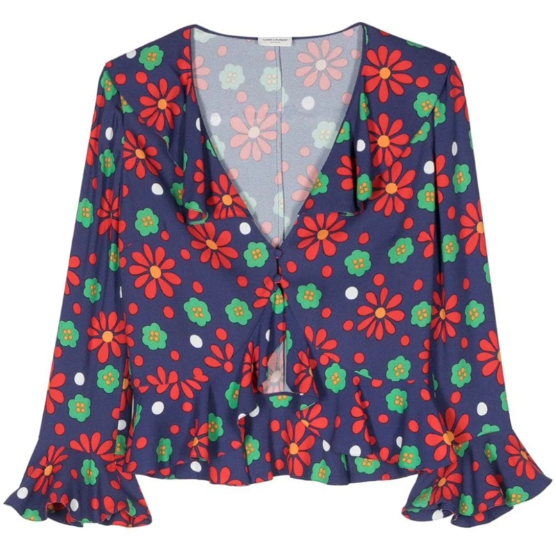 Saint Laurent Top Top Red rot