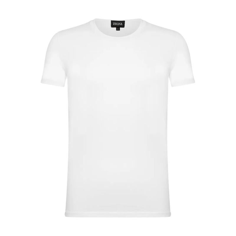 Zegna T-Shirt Modal-Lyocell T-Shirt – White White
