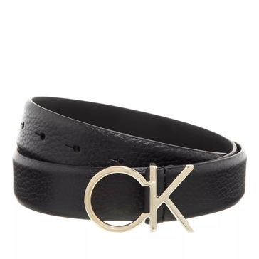 Black Ledergürtel Klein | Relock Calvin Belt Logo