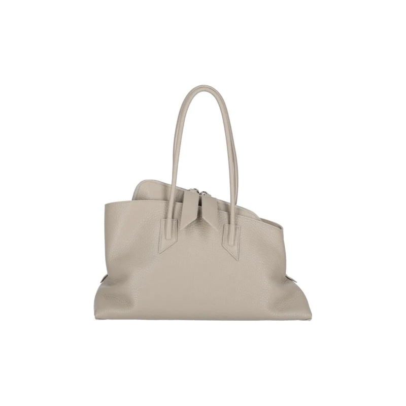 The Attico Draagtas "La Passeggiata" Medium Handbag – Beige Neutrals