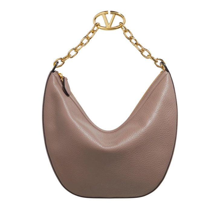Valentino Garavani VLogo Moon Medium Hobo Bag Clay | Hobo Bag