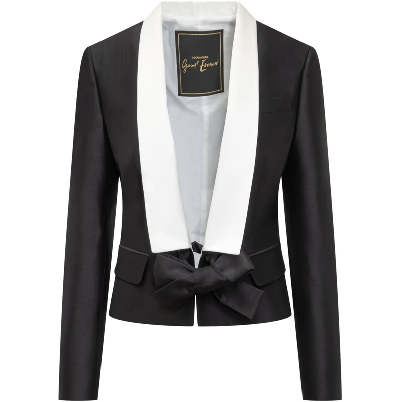 Dsquared2 Blazer Giacca Gatsby schwarz