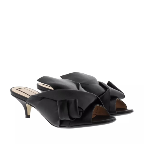 N°21 Iconic Bow Mules Leather Nero Slip-ins