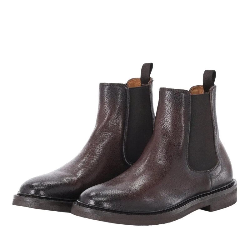 Officine Creative Schnürschuhe Chelsea-Boots Hopkins Flexi braun