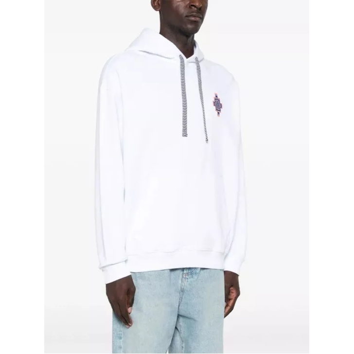 Marcelo burlon white hoodie hot sale
