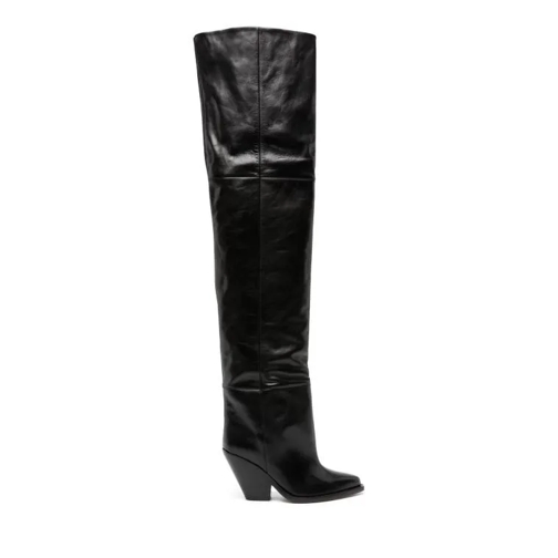 Isabel Marant Black Pointed-Toe Boots Black Stövlar