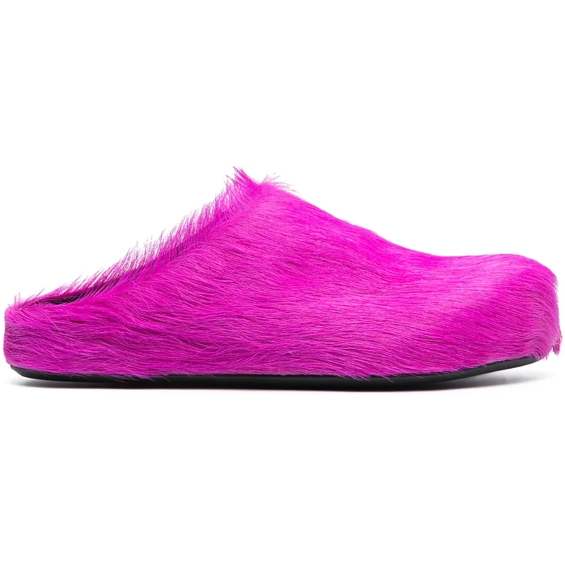 Marni Chaussons M Fussbett Sabot Fuchsia rose