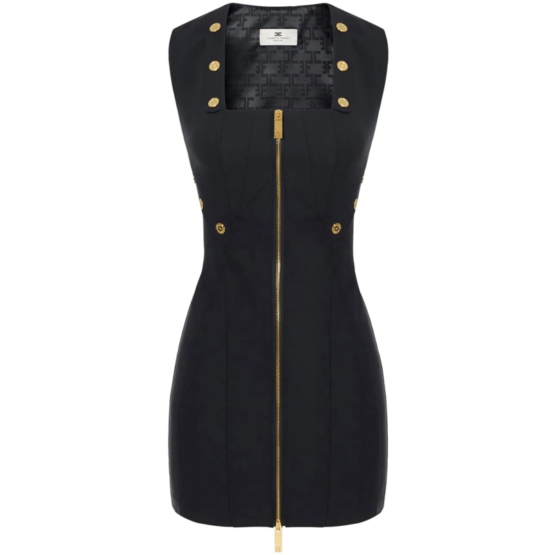 Elisabetta Franchi Midikleid Dresses Black schwarz