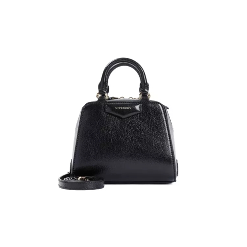 Givenchy Schultertasche Black Buffalo Leather Top Handle Bag Black