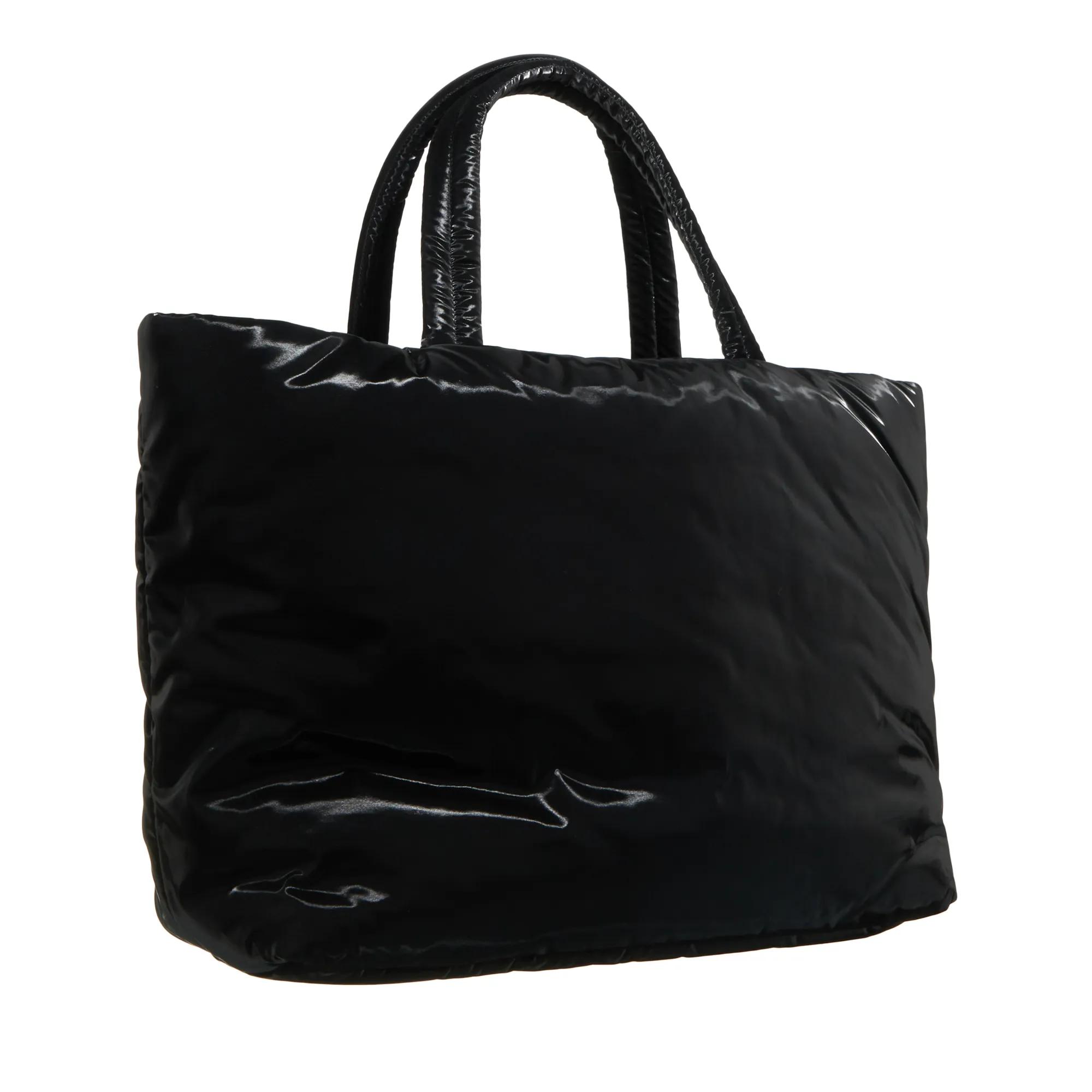 Saint Laurent Shoppers Shopper With Embossed Logo in zwart