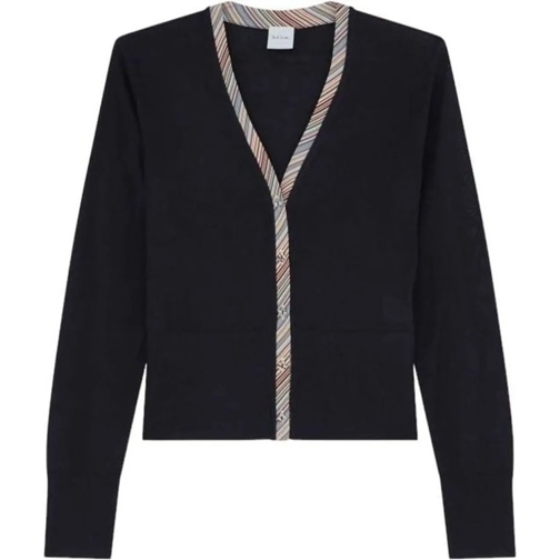 Paul Smith Vestes en duvet Cardigan Navy ganse et boutons Bayad�re W1R 479N N mehrfarbig