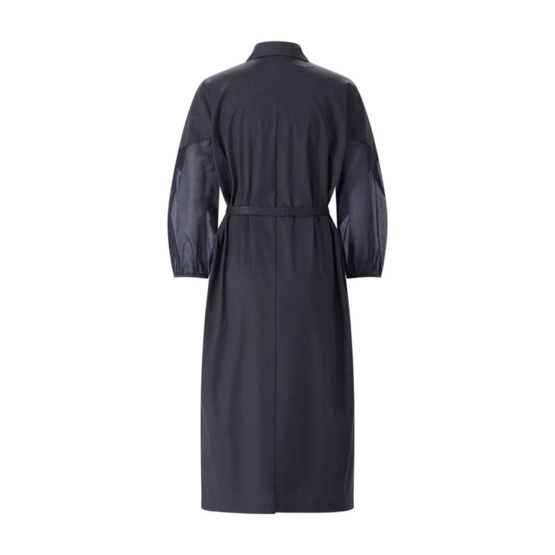 Peserico Robe longue Blusenkleid in Midi-Länge beige(Image 8)