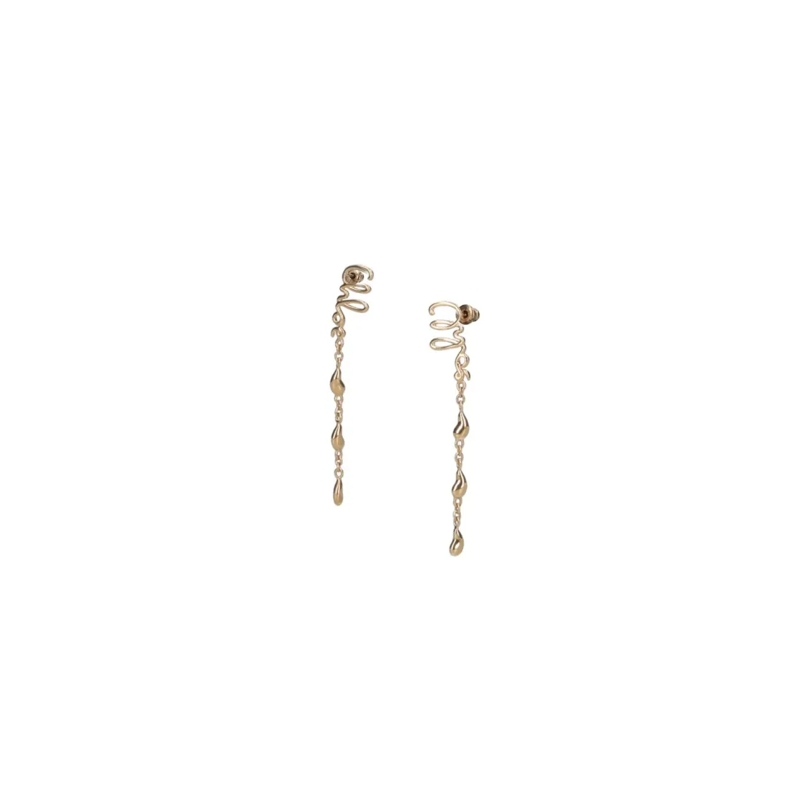 Chloé Ohrstecker Dangle Earrings Gold