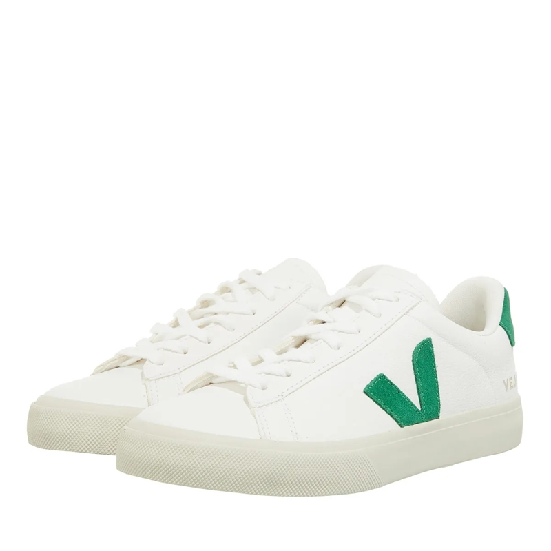 Veja Low-Top-Sneaker Campo Extra White Emeraude