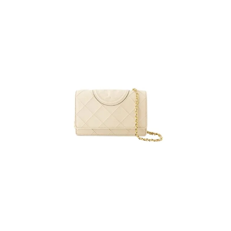 Tory Burch Geldbörse Fleming Soft Chain Wallet New Cream