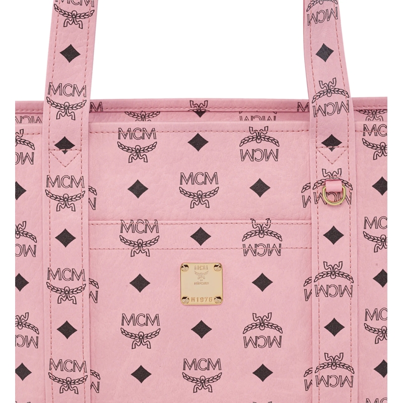 MCM Fourre-tout Aren Vi Mcm School Bag Tote Sm, One Size Soft Pink(Image 5)