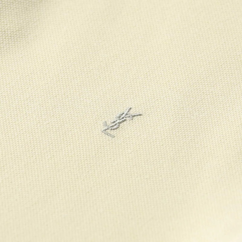 Saint Laurent Polohemd Poloshirt mit Logo grau(Image 4)