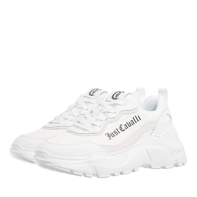 Just Cavalli Low-Top-Sneaker Fondo Casper White