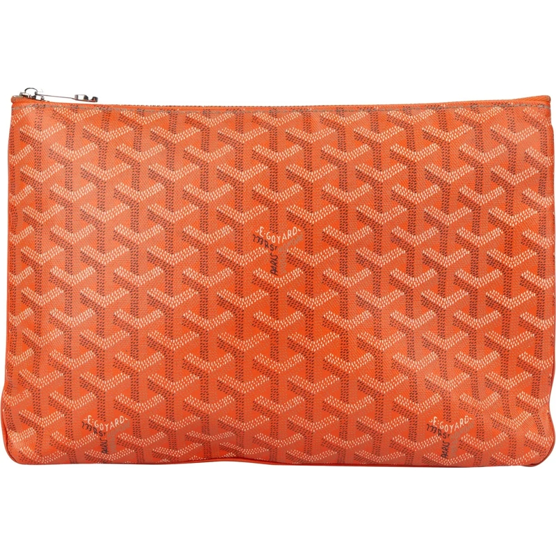 GOYARD Sac à bandoulière Goyard Orange Goyardine Clutch orange