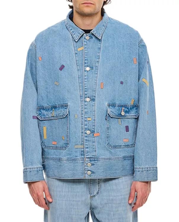 Thumbnail - Levi's - Utility Trucker Jacket - Größe M - blau