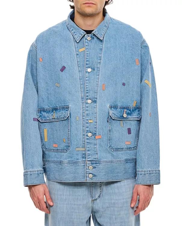 Levi%27s - Utility Trucker Jacket - Größe M - blue