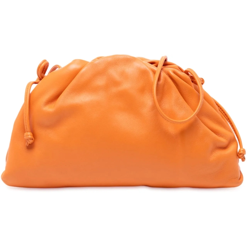 Bottega Veneta Schultertasche Lambskin The Mini Pouch Crossbody orange