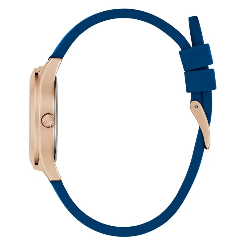 Guess Quarzuhr Quarz-Analoguhr Glitz Plaque blau(Image 2)