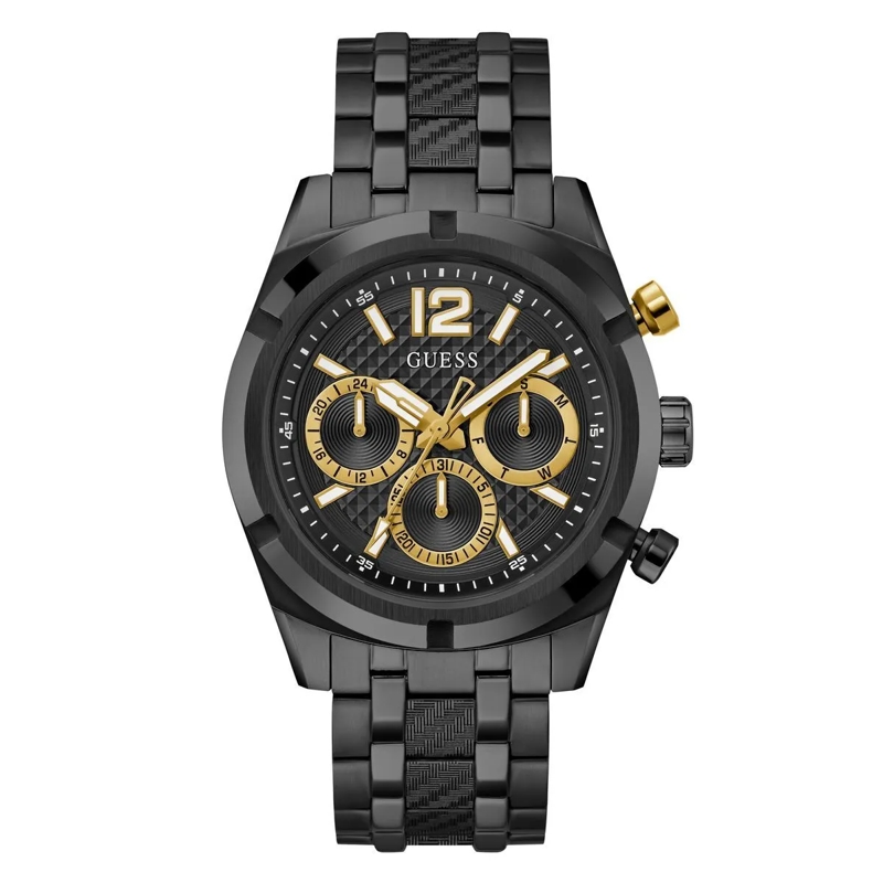Guess Automatikuhr Multi-Function Watch Gs Resistance schwarz