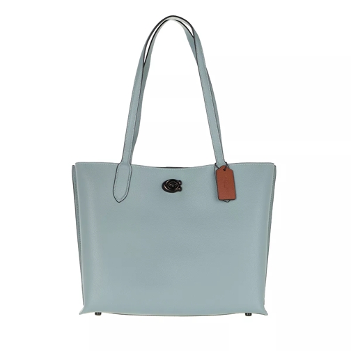 Coach Colorblock Leather With Coated Canvas Signature In V5 Sage Multi Draagtas